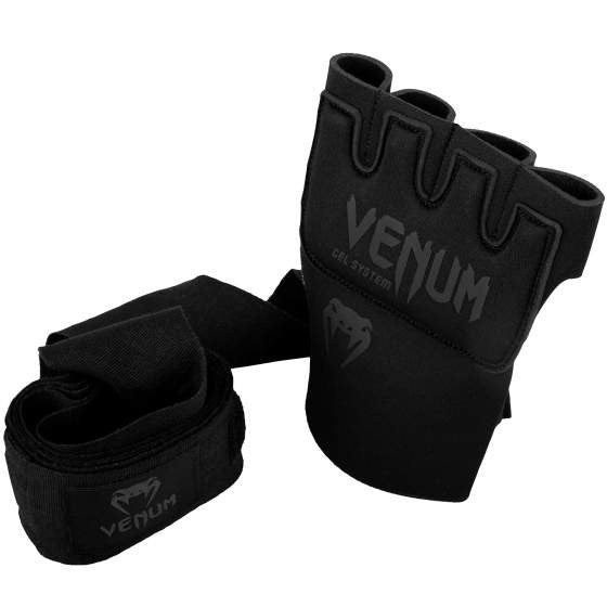 Venum Kontact sous-Gants avec Gel Mixte Adulte, Noir/Noir