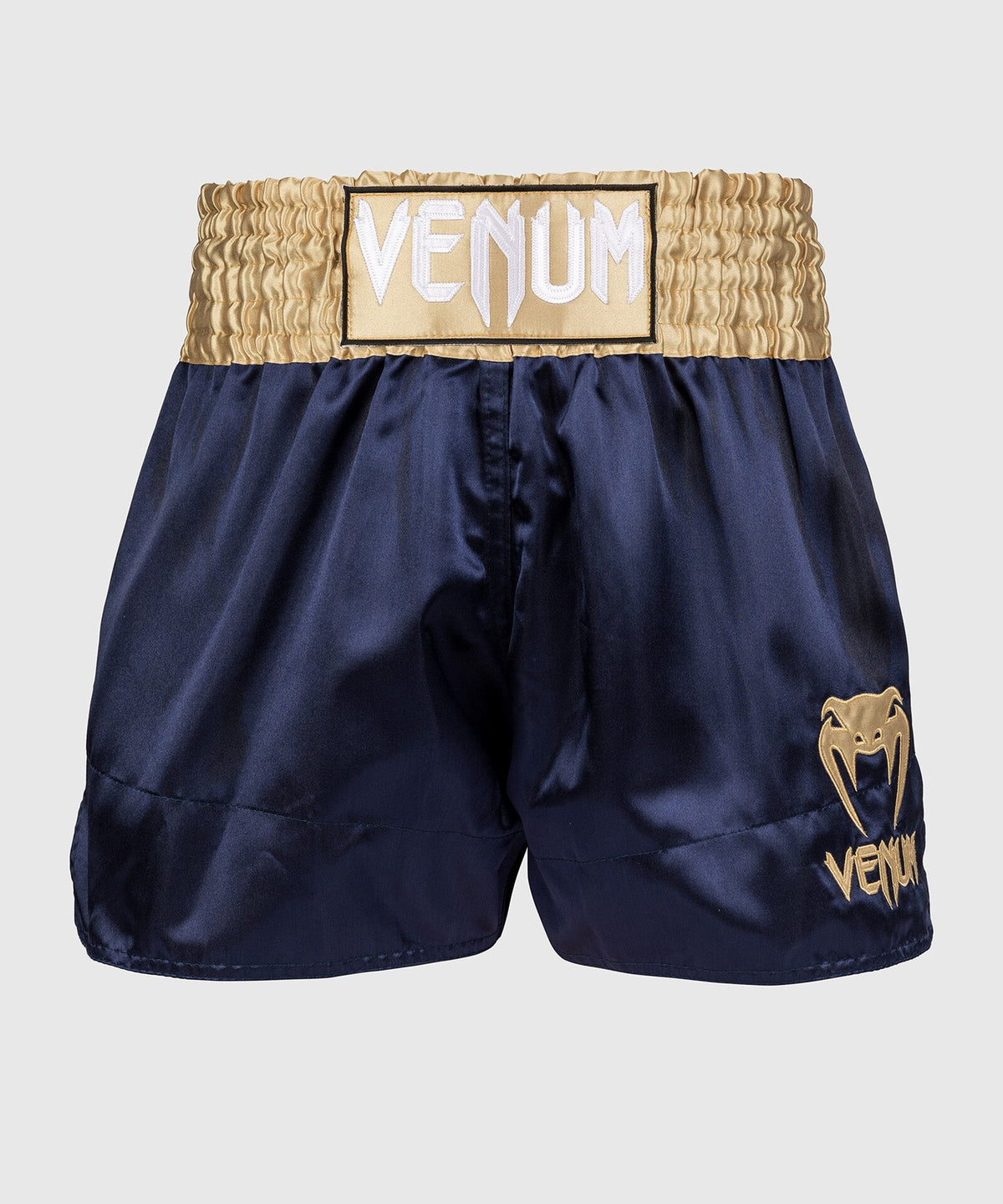 Short de Muay Thai Venum Classic - Bleu marine/Or
