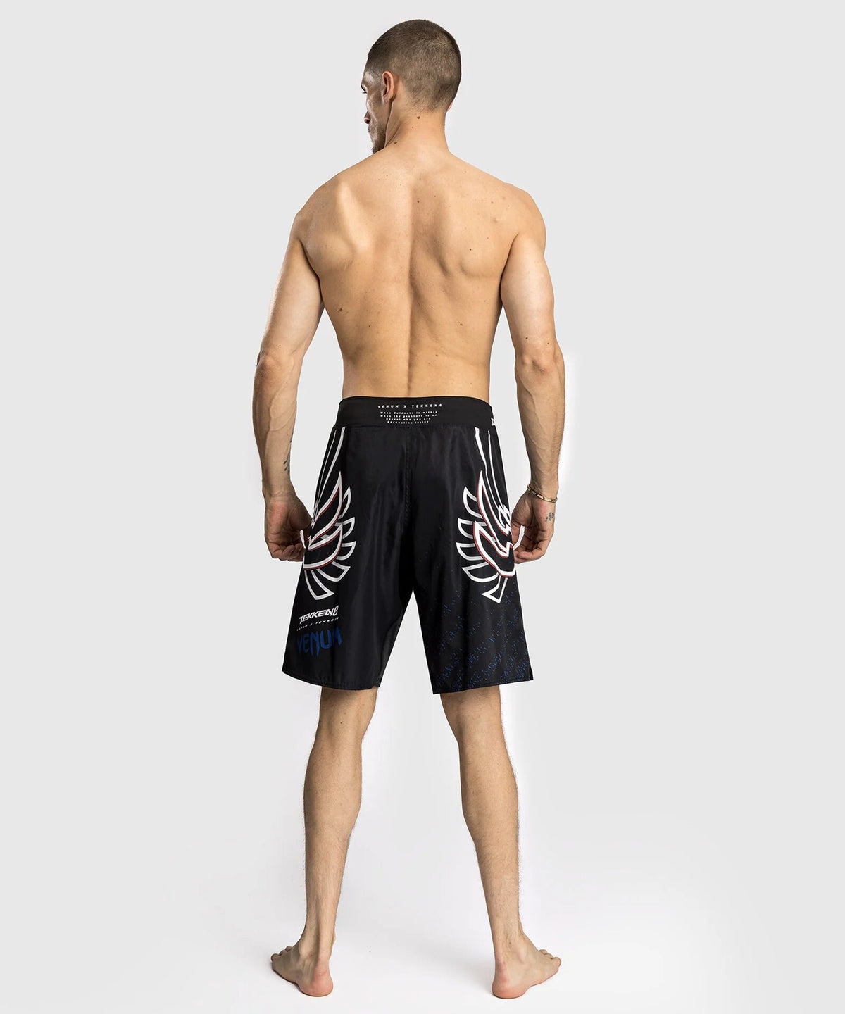 Short de combat Venum x TEKKEN 8 - Jin Kazama - Bleu/Noir/Blanc