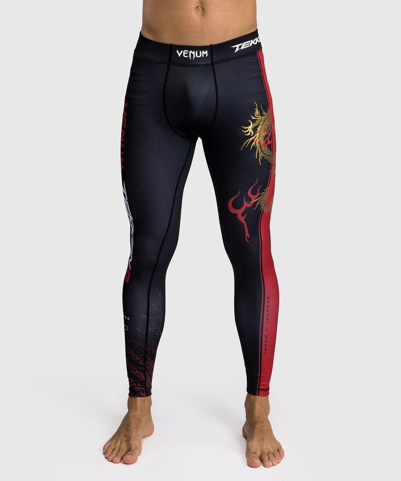 Pantalon de compression Venum x TEKKEN 8 - Marshall Law - Noir/Rouge/Or