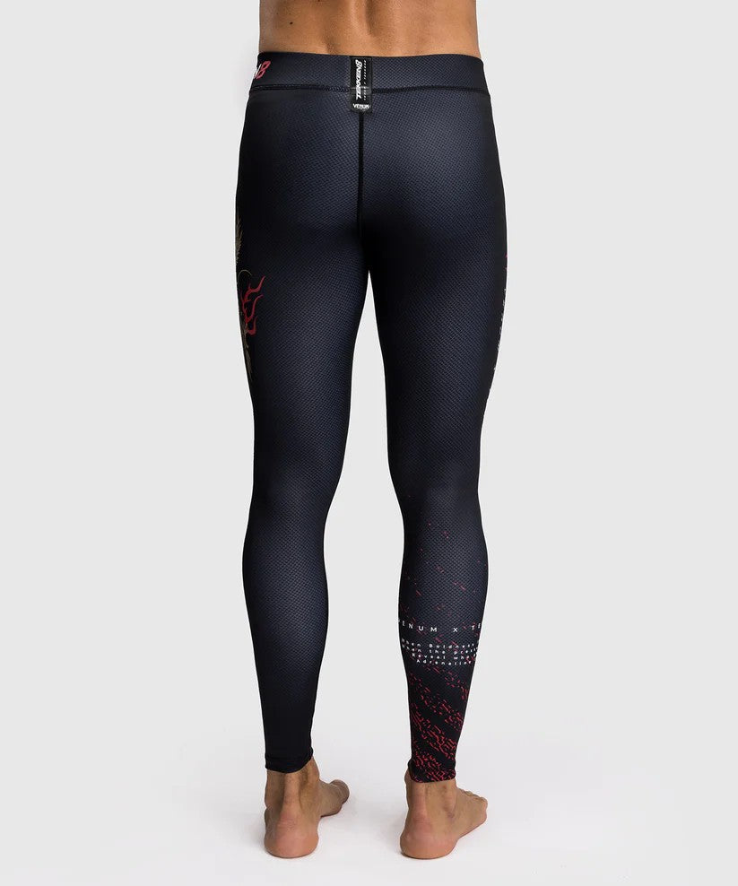 Pantalon de compression Venum x TEKKEN 8 - Marshall Law - Noir/Rouge/Or