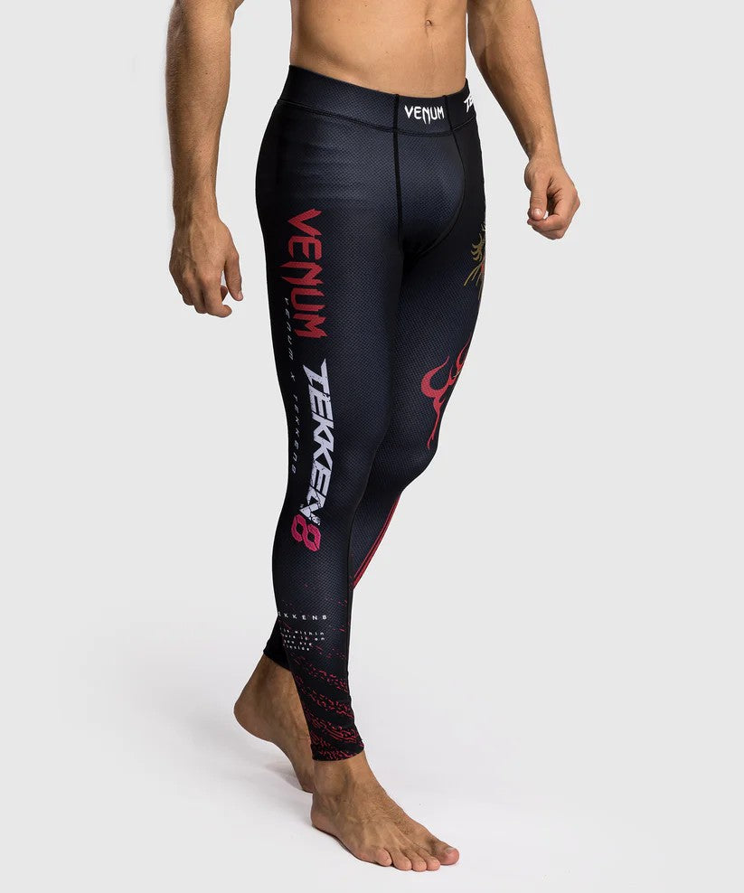 Pantalon de compression Venum x TEKKEN 8 - Marshall Law - Noir/Rouge/Or