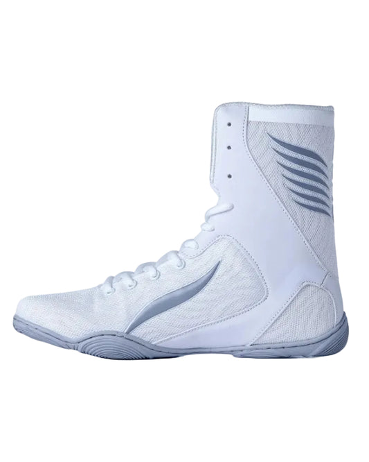 Chaussures de Boxe ELION Rapide Blanc/Gris Réfléchissantes
