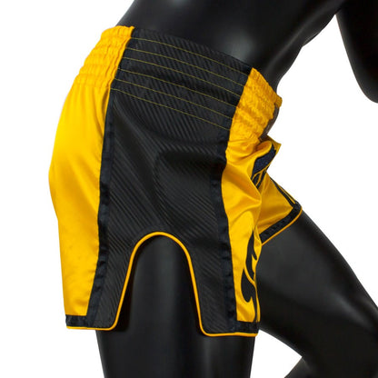 Short jaune/carbone fairtex