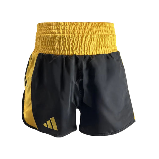 Short Boxe Thai ADIDAS noir/or