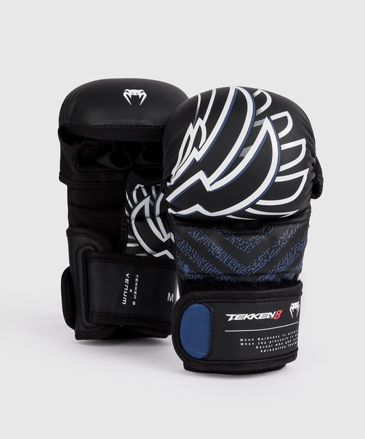 Gants de Sparring MMA Venum x TEKKEN 8 - Jin Kazama - Bleu/Noir/Blanc