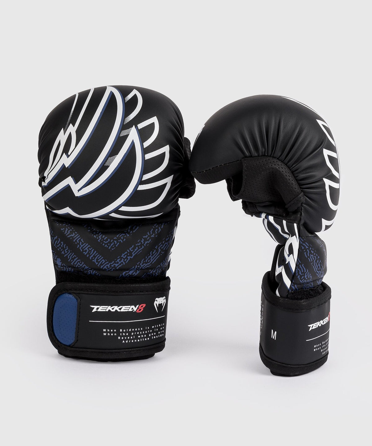 Gants de Sparring MMA Venum x TEKKEN 8 - Jin Kazama - Bleu/Noir/Blanc