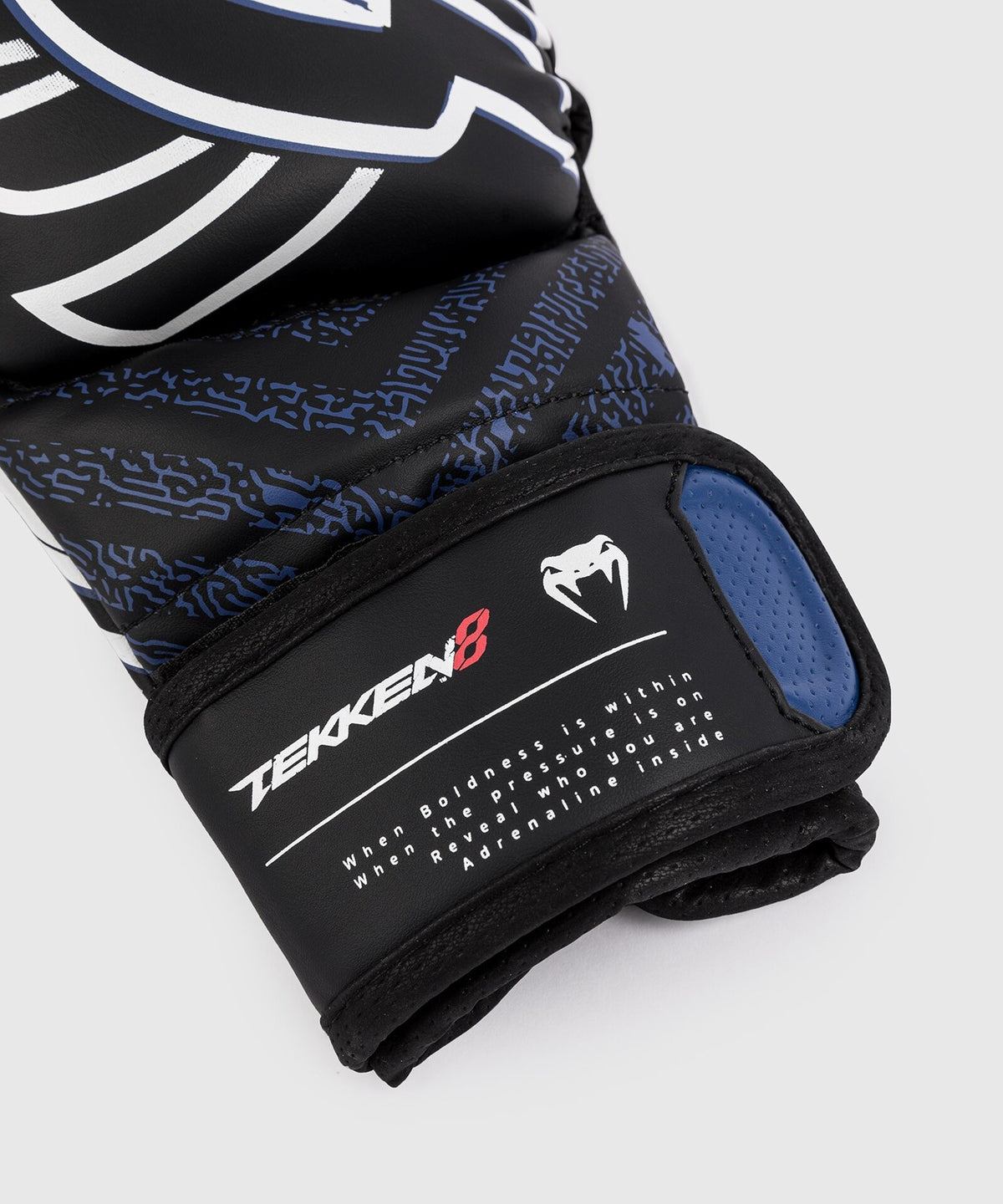 Gants de Sparring MMA Venum x TEKKEN 8 - Jin Kazama - Bleu/Noir/Blanc