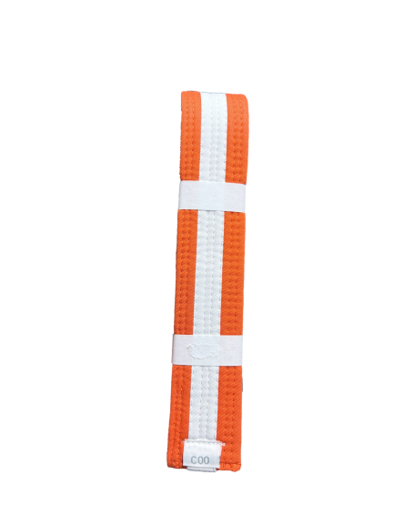 Ceinture Orange Blanche IPPON STAR JJB
