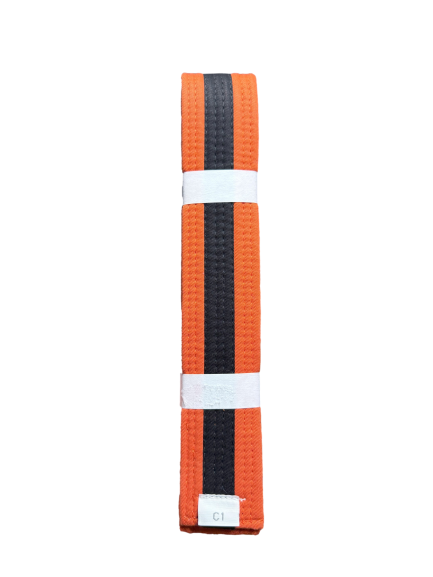 Ceinture Orange Noire IPPON STAR JJB