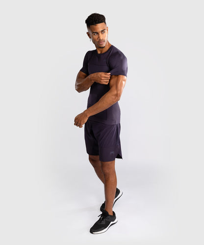Rashguard à Manches Courtes Venum G-Fit Air pour Hommes - Violet Intense
