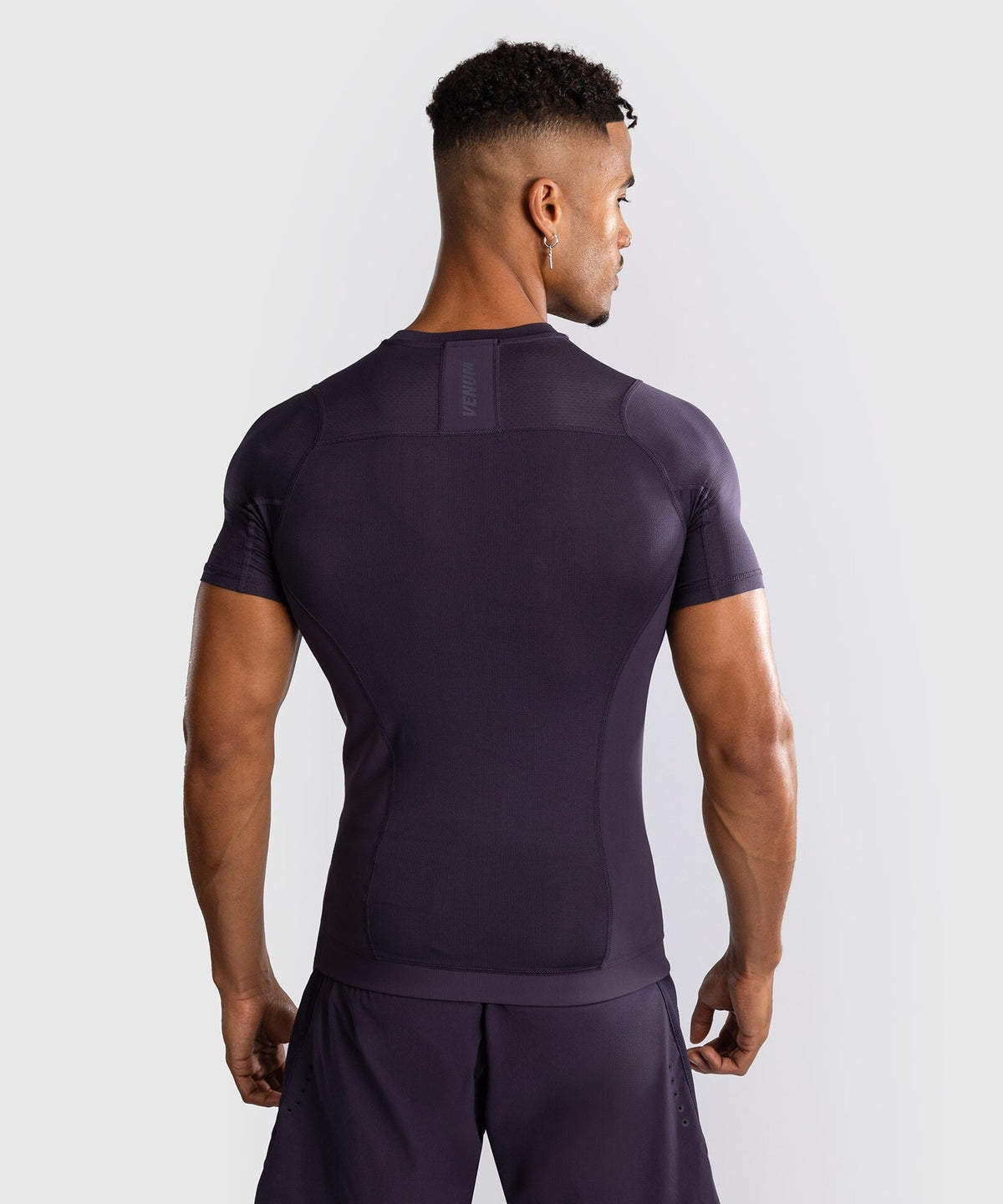 Rashguard à Manches Courtes Venum G-Fit Air pour Hommes - Violet Intense