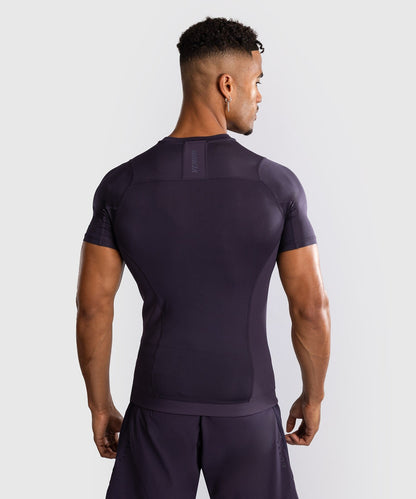 Rashguard à Manches Courtes Venum G-Fit Air pour Hommes - Violet Intense