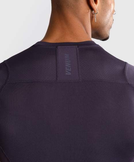 Rashguard à Manches Courtes Venum G-Fit Air pour Hommes - Violet Intense