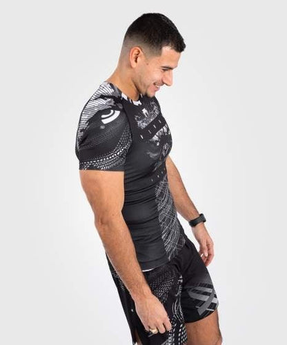 Rashguard Venum Gorilla Jungle manches courtes noir / blanc