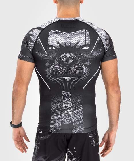 Rashguard Venum Gorilla Jungle manches courtes noir / blanc