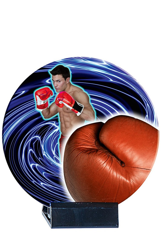 Trophée céramique boxe