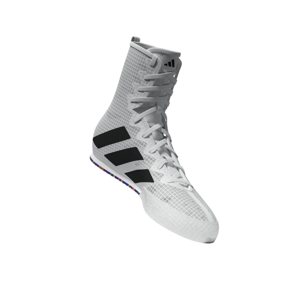 Chaussures de Boxe Adidas BOX HOG 4 - Olympique Blanche