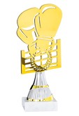 Trophée en métal gants de boxe