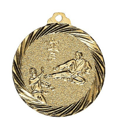 Médailles d'or frappée arts martiaux