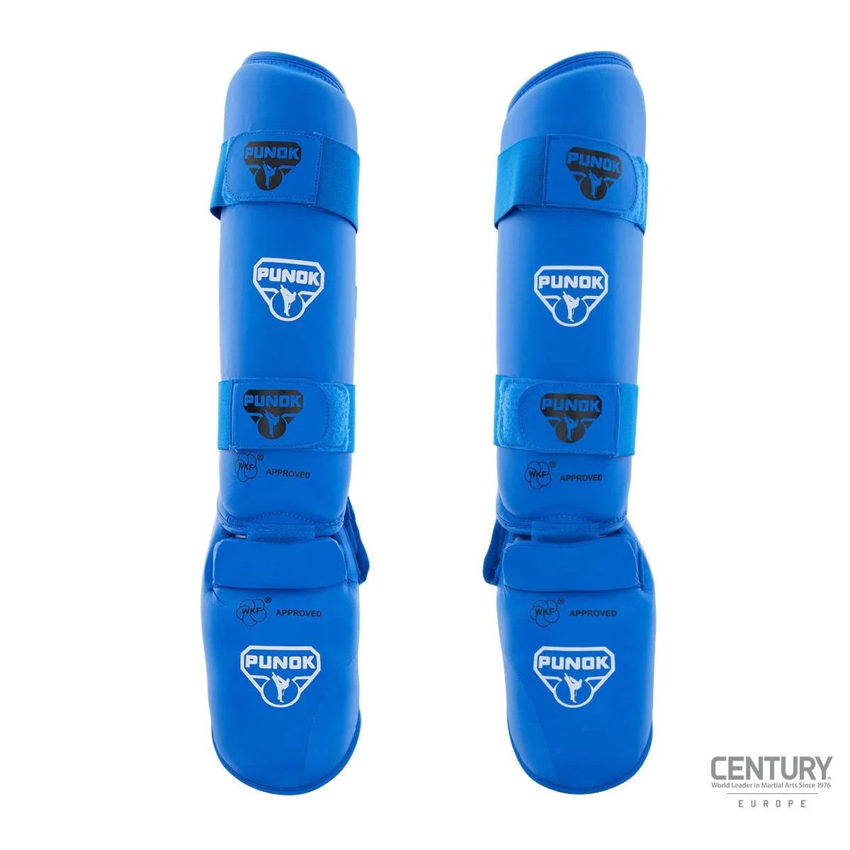 Protège-tibia pied PUNOK WKF Bleu