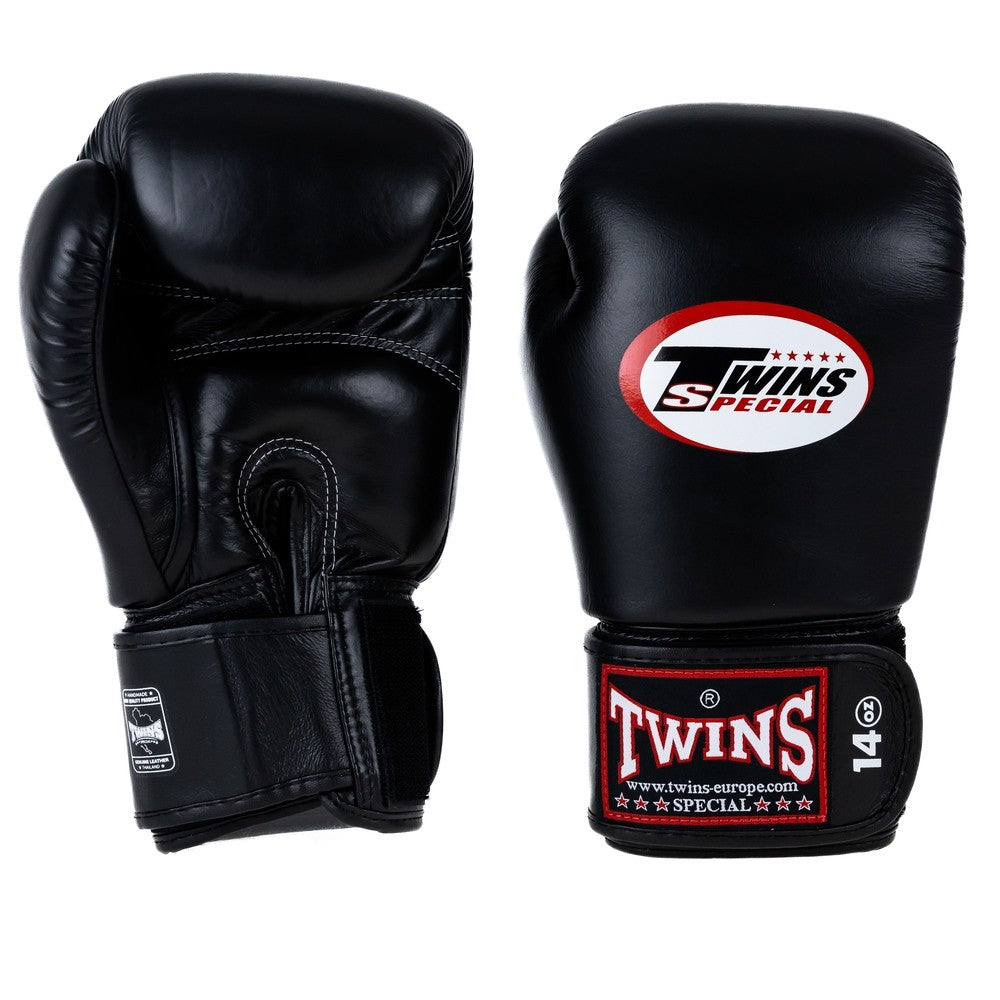 Gants TWINS Cuir V2 noir