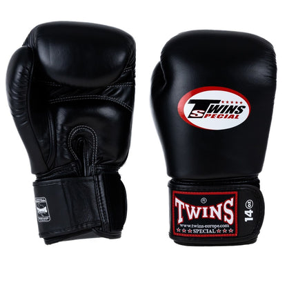 Gants TWINS Cuir V2 noir