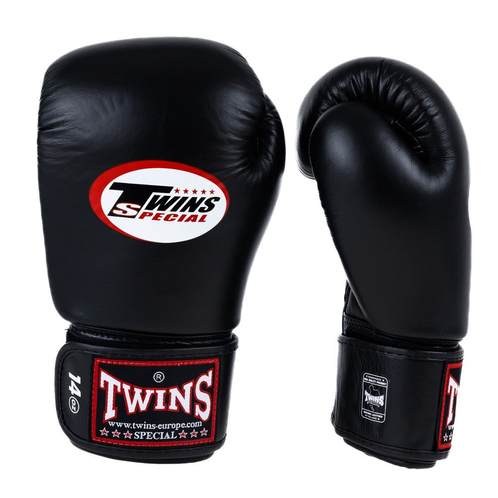 Gants TWINS Cuir V2 noir