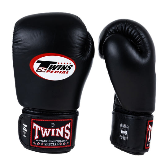 Gants TWINS Cuir V2 noir