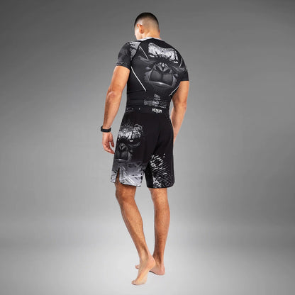 Short de Combat Venum Gorilla Jungle - Noir/Blanc