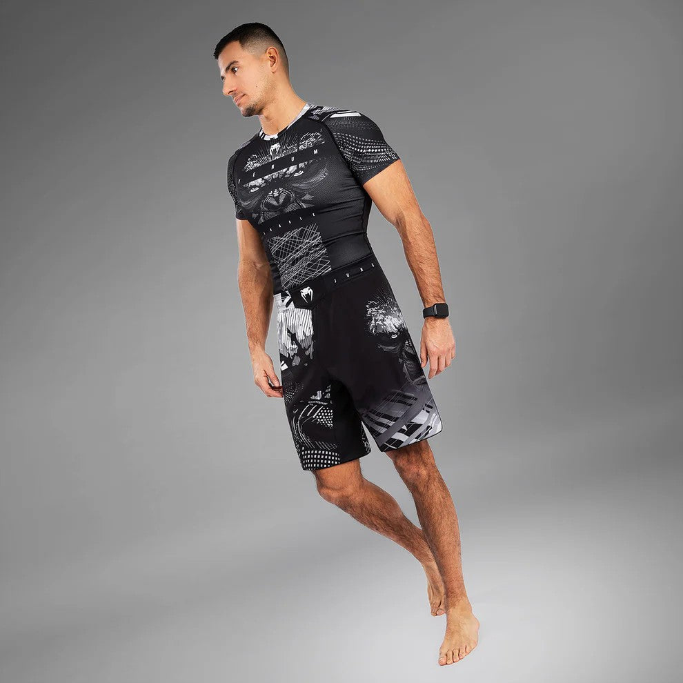 Short de Combat Venum Gorilla Jungle - Noir/Blanc