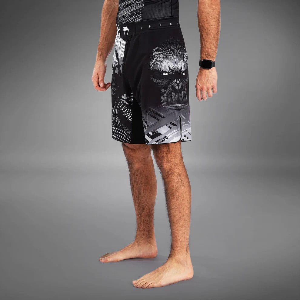 Short de Combat Venum Gorilla Jungle - Noir/Blanc