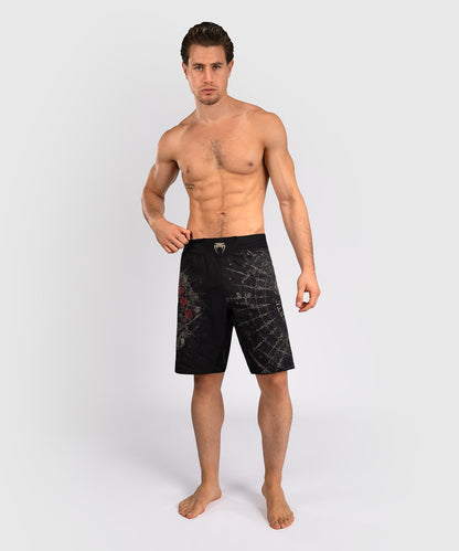 Short de Combat pour Hommes Venum Santa Muerte 5.0 - Noir Profond/Or