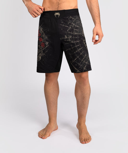 Short de Combat pour Hommes Venum Santa Muerte 5.0 - Noir Profond/Or