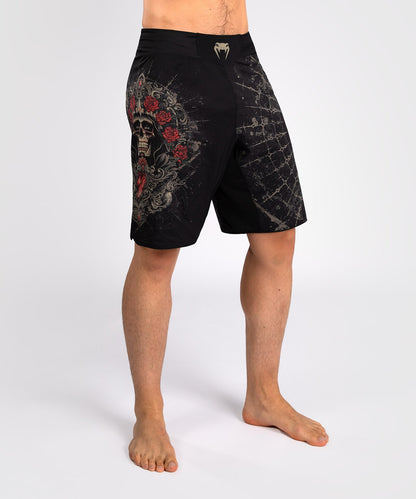 Short de Combat pour Hommes Venum Santa Muerte 5.0 - Noir Profond/Or