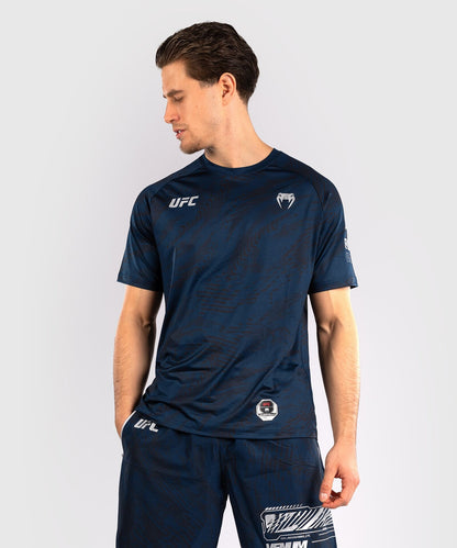 T-Shirt Dry-Tech UFC Fusion Venum Fight Week - Bleu océan