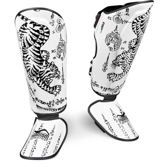 Protège-Tibia Muay Thai - Blanc
