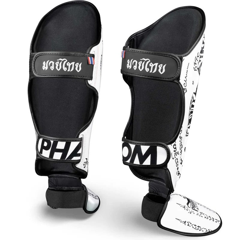Protège-Tibia Muay Thai - Blanc