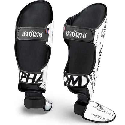 Protège-Tibia Muay Thai - Blanc