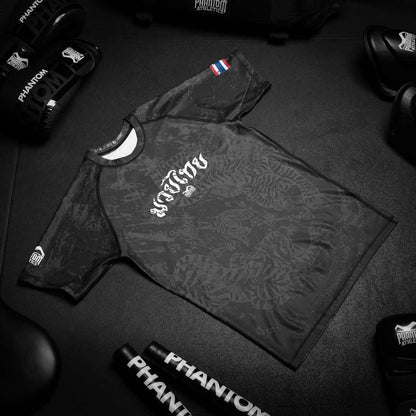 Rashguard evo muay thai - noir