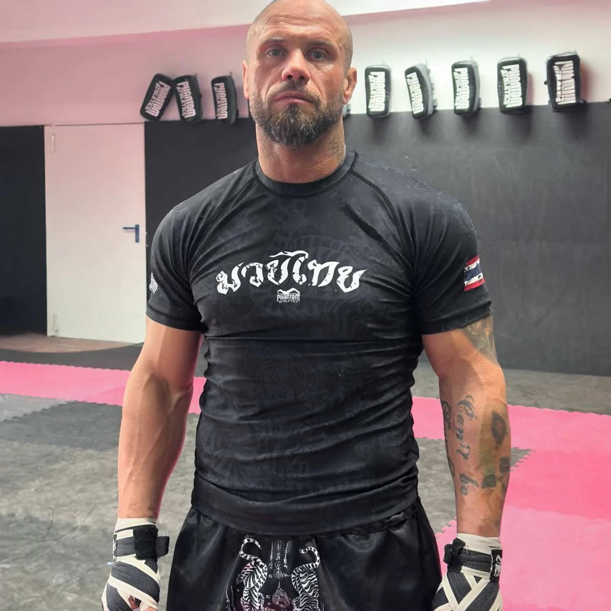 Rashguard evo muay thai - noir