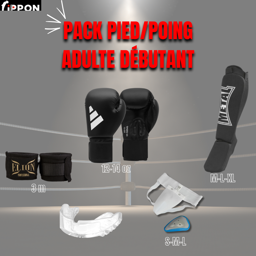 PACK PIED/POING - adulte débutant