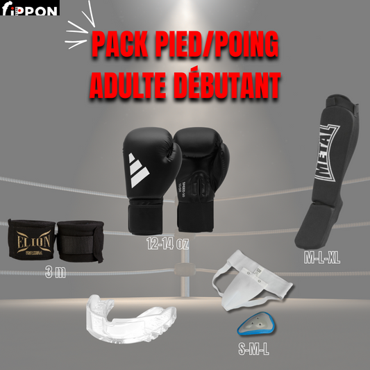 PACK PIED/POING - adulte débutant