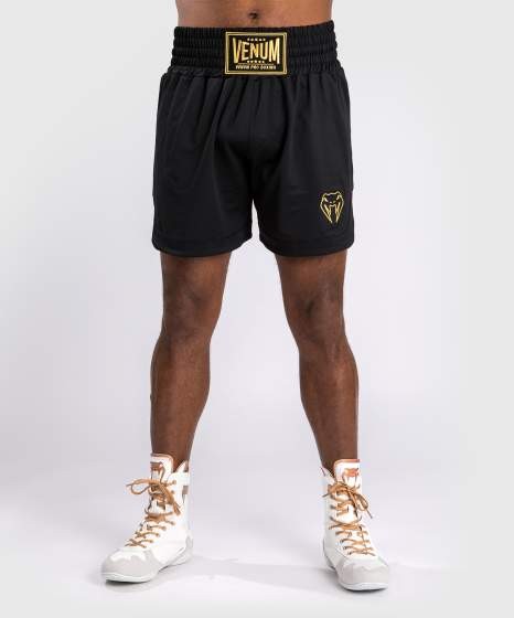 Short de boxe Venum Classic - Noir/Or