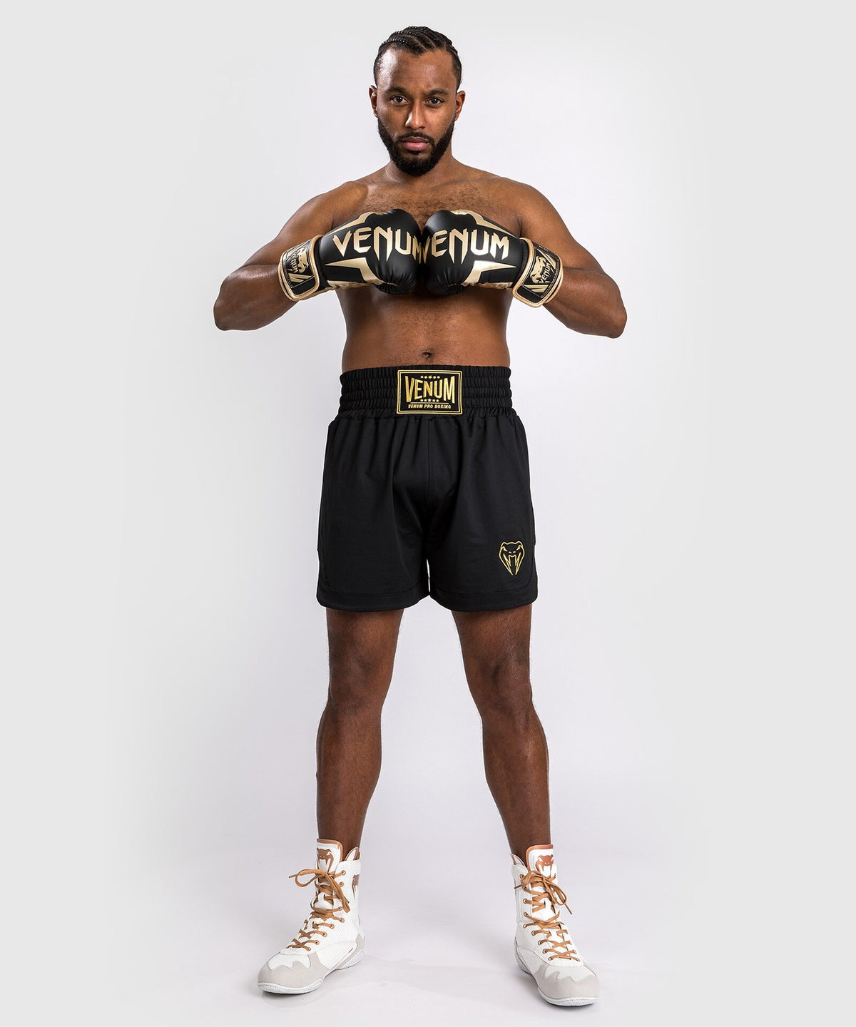 Short de boxe Venum Classic - Noir/Or