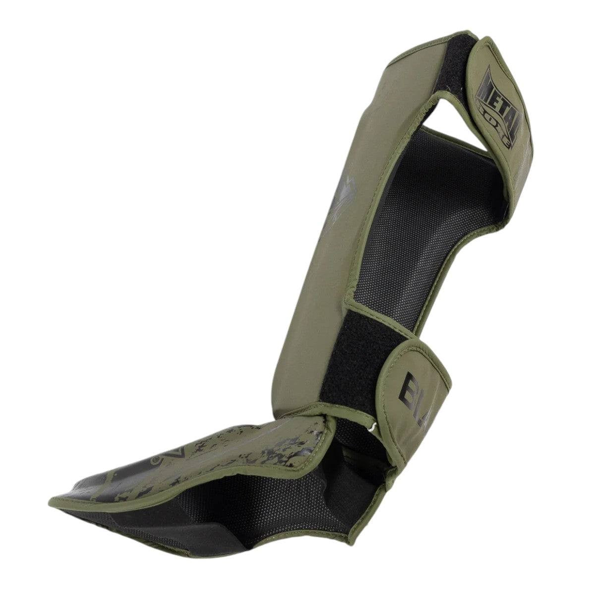 Protège Tibia-pieds Metal Boxe Blade - Kaki