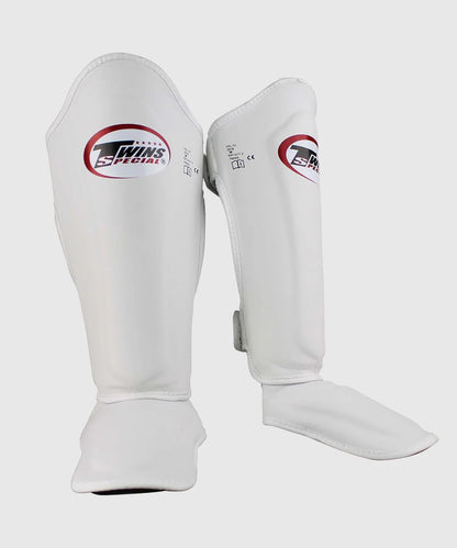 Protège tibia TWINS spécial - Blanc