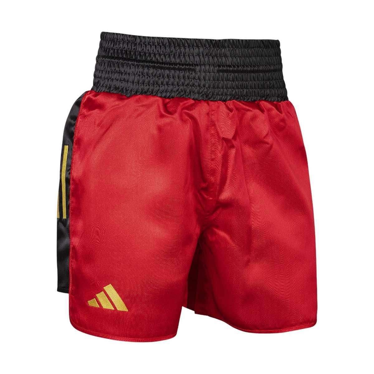 Short de Boxe Pro adidas - Noir/rouge/jaune