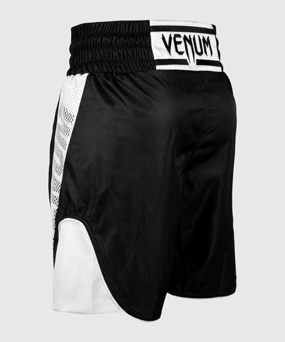 Venum Elite Short de boxe - Noir/Blanc