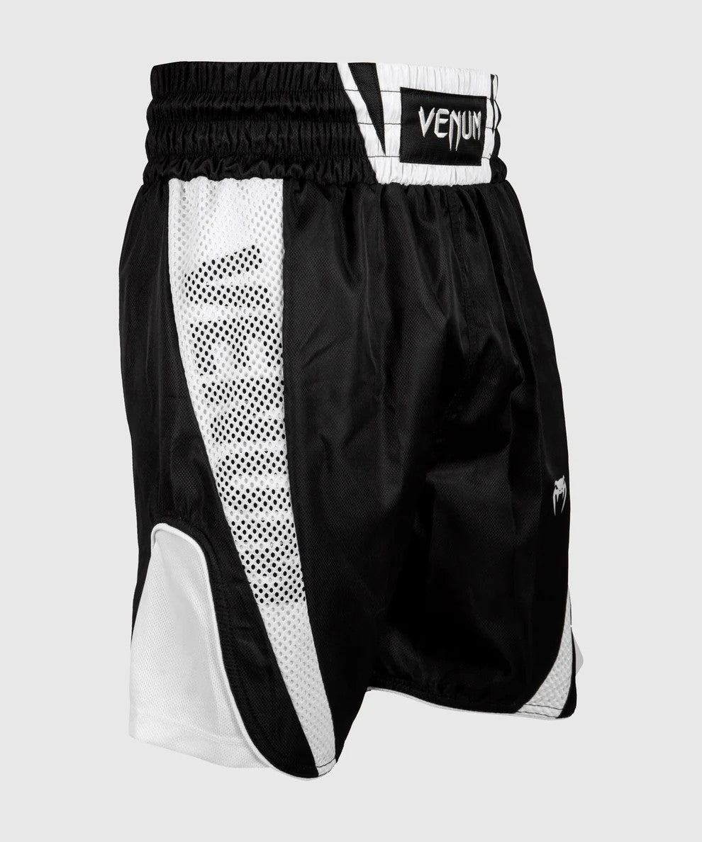 Venum Elite Short de boxe - Noir/Blanc